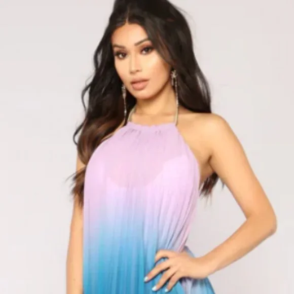 Fashion Nova | Dresses | Sunset Ombre Maxi Dress Large | Poshmark